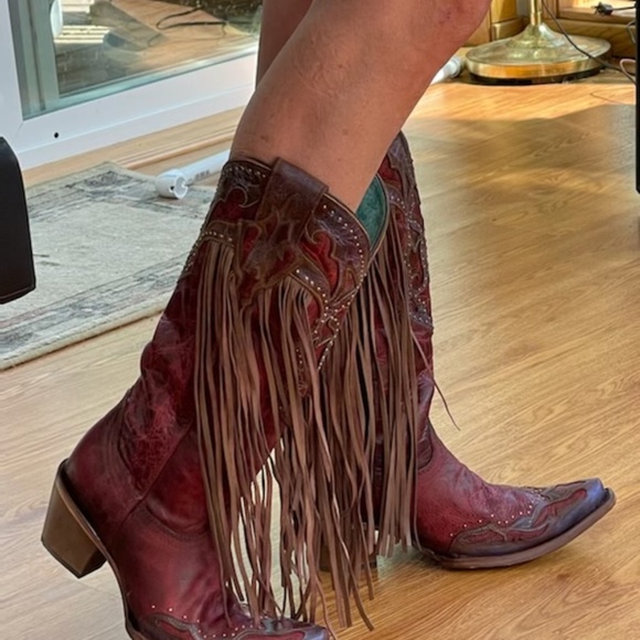 Corral Boots Shoes - Corral fringe boots
